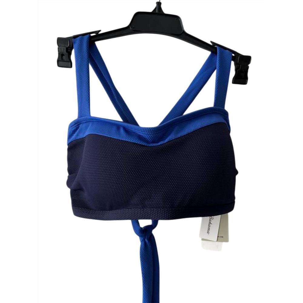 NEW TOMMY BAHAMA island cays colorblock bandeau in blue